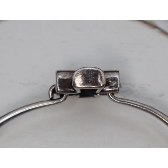 Retired James Avery Sterling Silver St Teresa Cross Hook On Bracelet 16.26G /7in - Picture 4 of 5